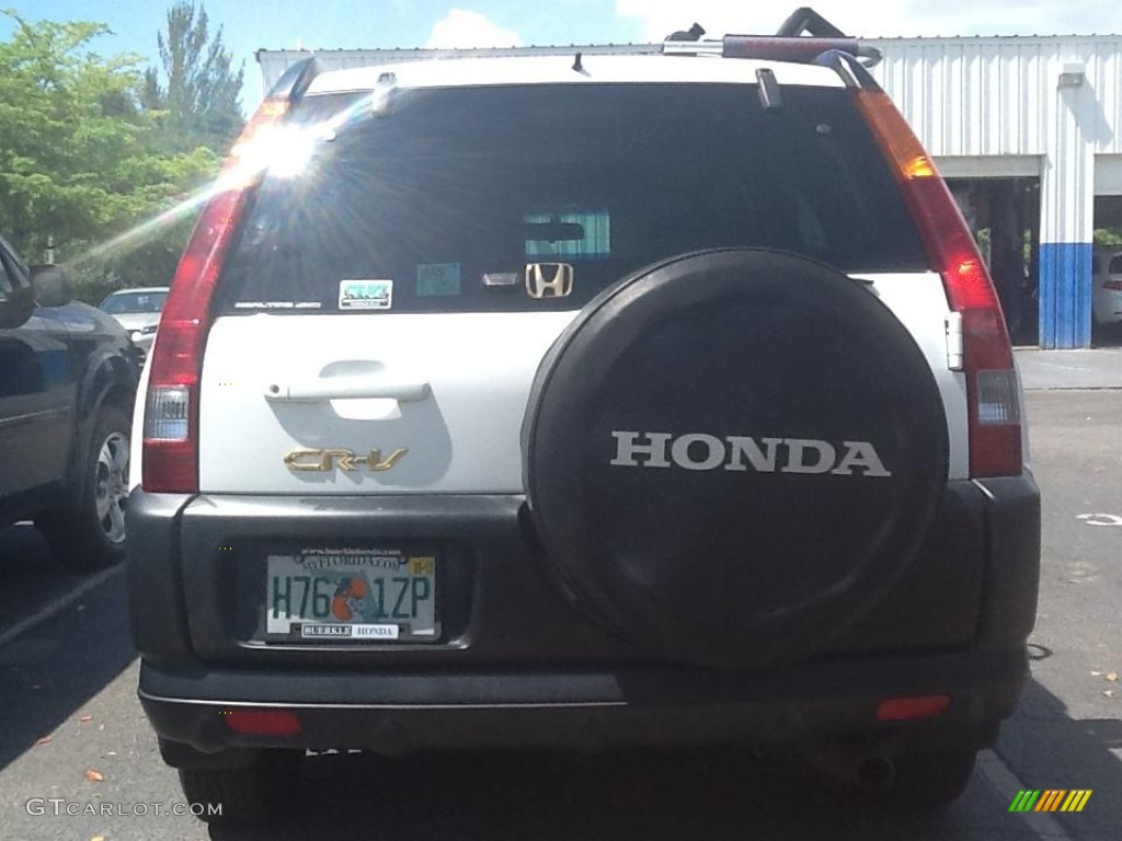 2003 CR-V EX 4WD - Taffeta White / Gray photo #3