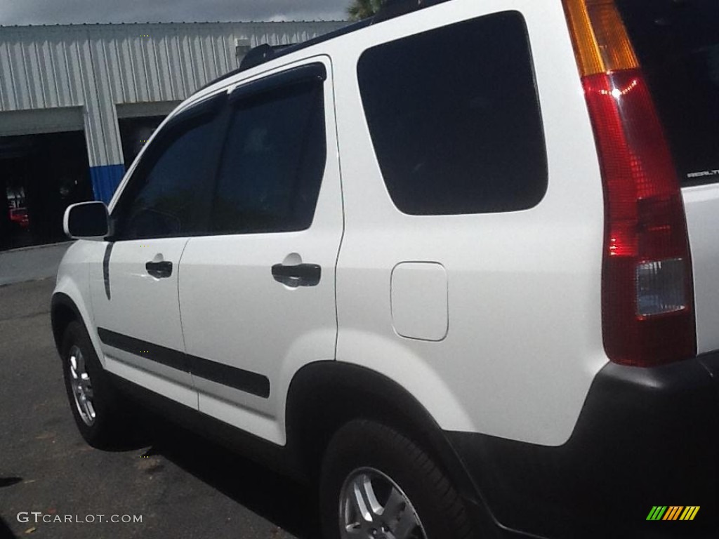 2003 CR-V EX 4WD - Taffeta White / Gray photo #4