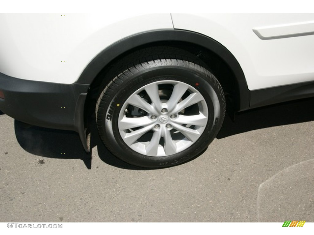 2013 RAV4 Limited AWD - Blizzard White Pearl / Black photo #9