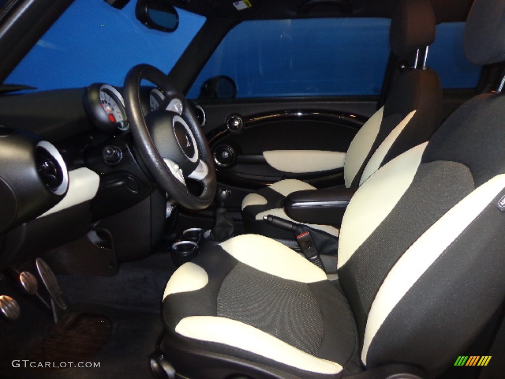 Ray Cream Leather/Carbon Black Interior 2010 Mini Cooper S Clubman Photo #80657580