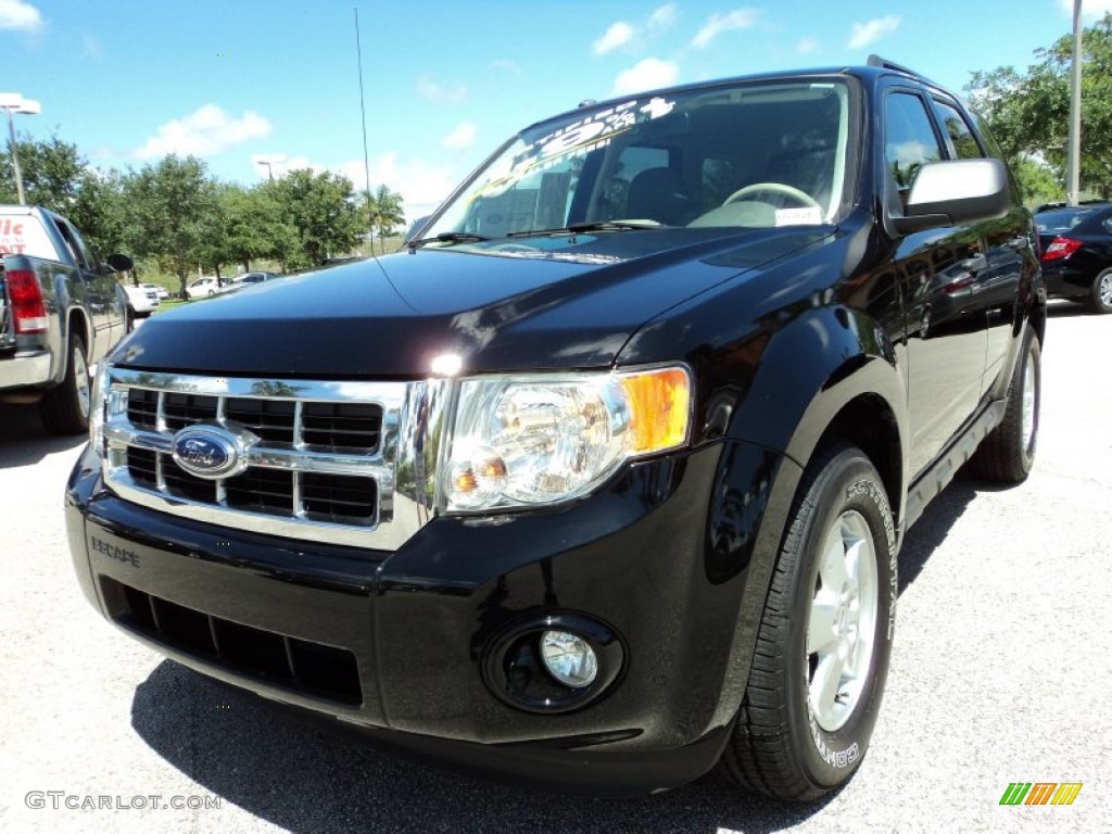 2009 Escape XLT V6 - Black / Stone photo #14