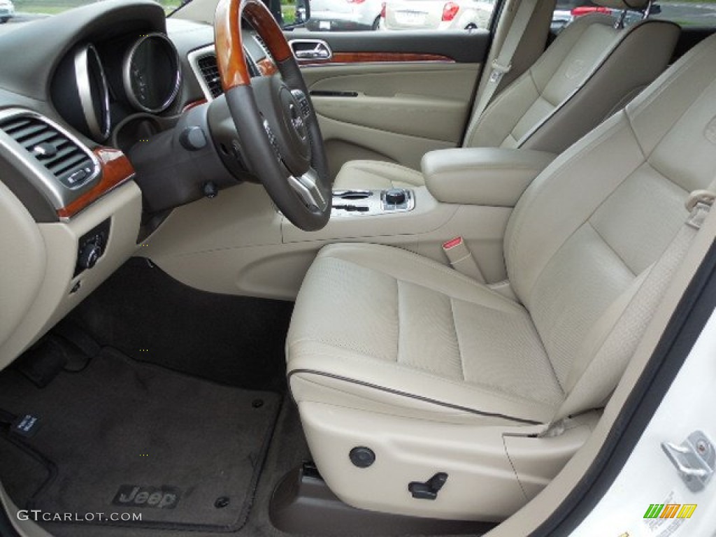 Dark Frost Beige/Light Frost Beige Interior 2011 Jeep Grand Cherokee Overland 4x4 Photo #80658067