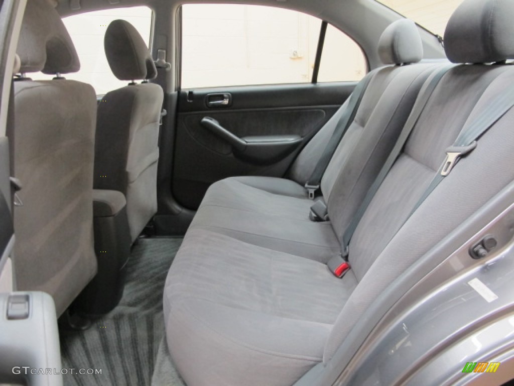 Gray Interior 2005 Honda Civic EX Sedan Photo #80658336