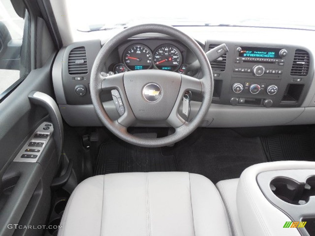2010 Chevrolet Silverado 1500 LS Extended Cab Dark Titanium Dashboard Photo #80659130