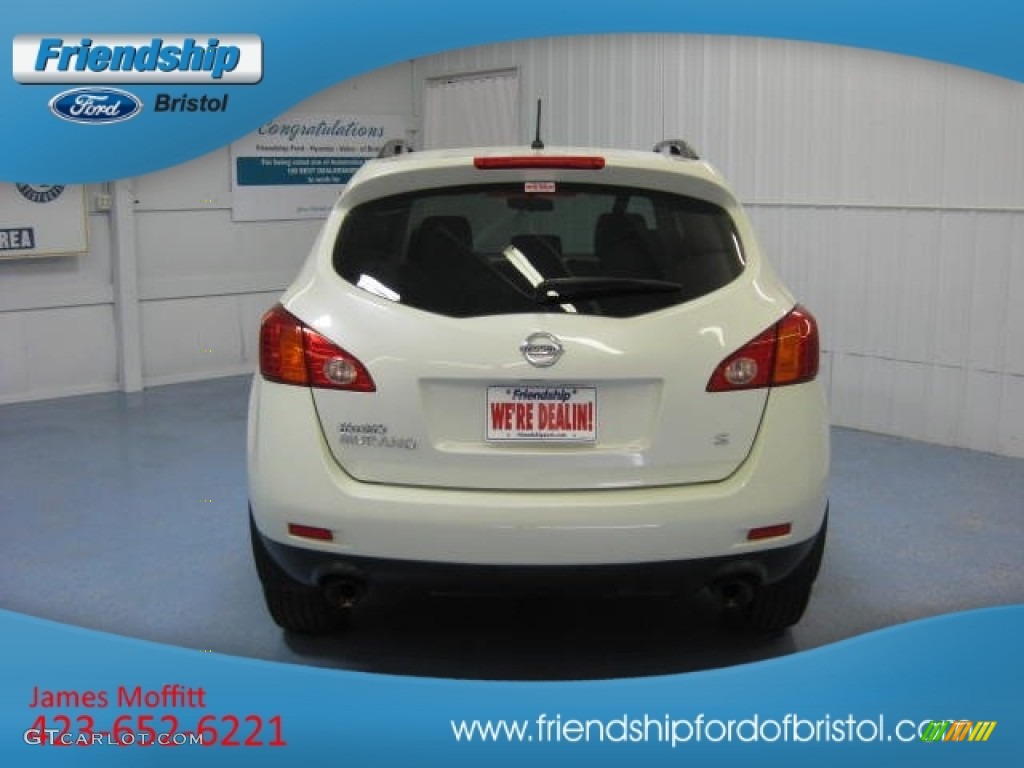 2009 Murano S - Glacier Pearl / Beige photo #4