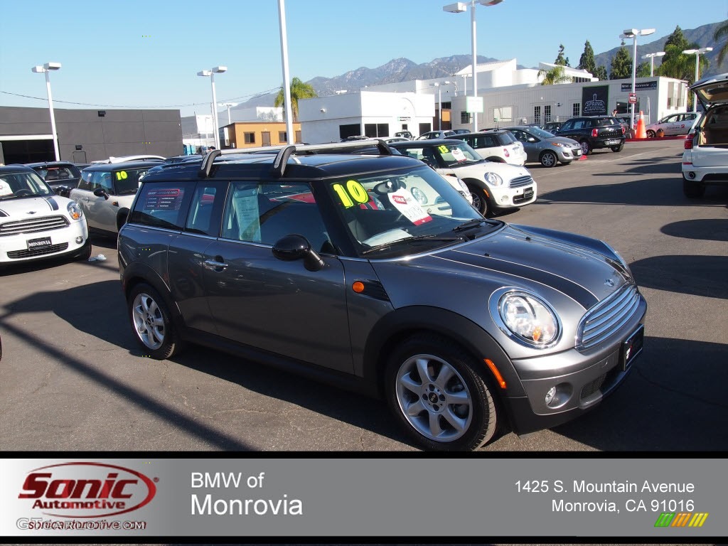 2010 Cooper Clubman - Dark Silver Metallic / Grey/Carbon Black photo #1