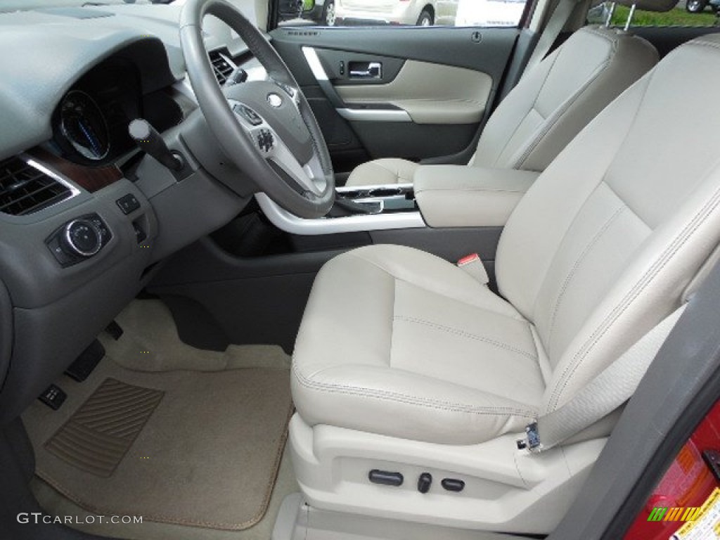 Medium Light Stone Interior 2011 Ford Edge Limited Photo #80660490
