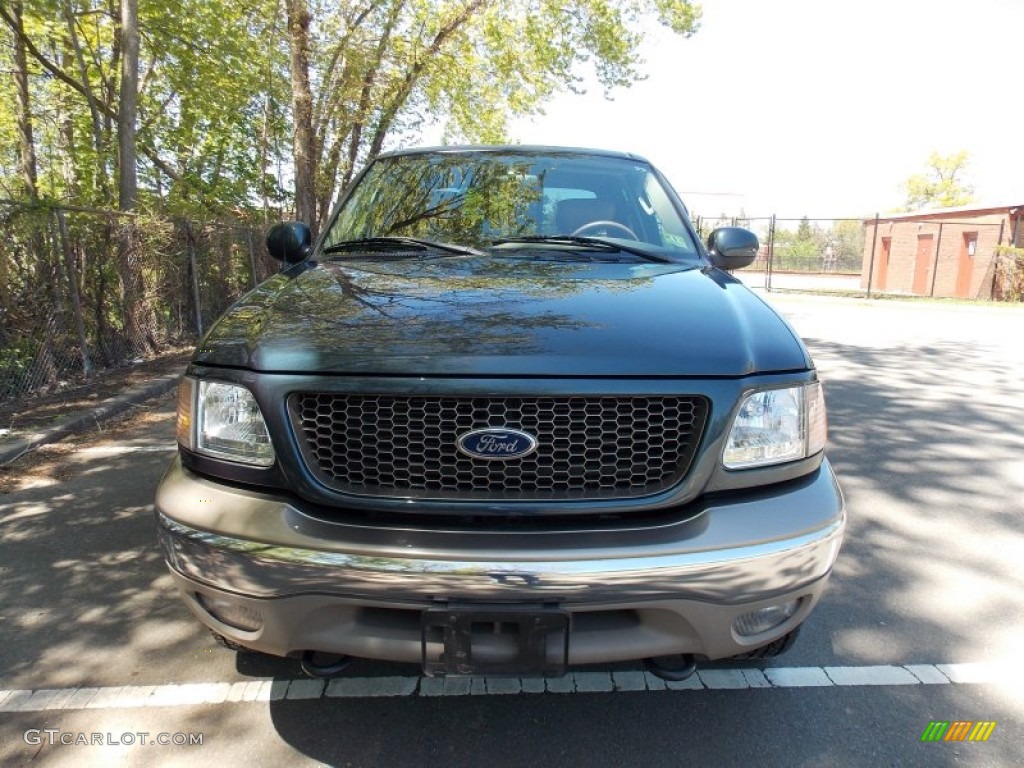 2003 F150 King Ranch SuperCrew 4x4 - Charcoal Blue Metallic / Castano Brown Leather photo #8