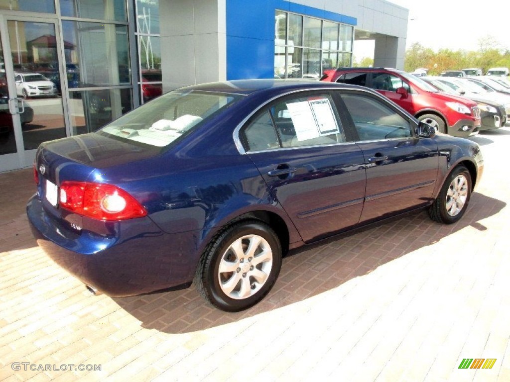 2006 Optima LX V6 - Imperial Blue / Gray photo #11