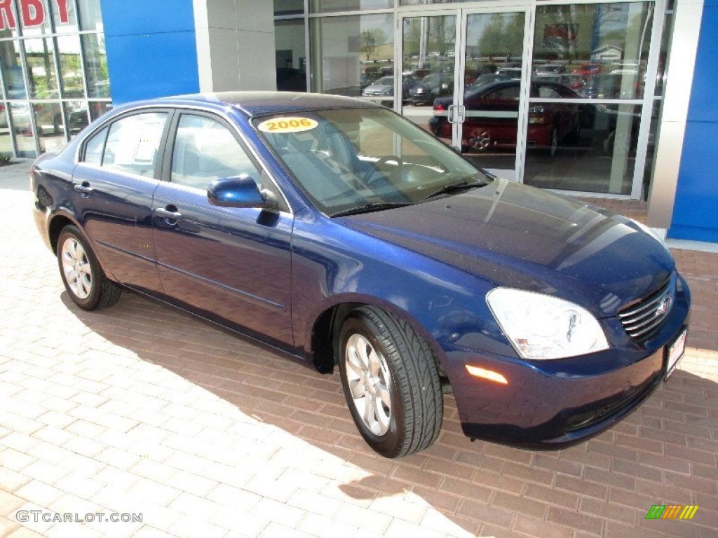 2006 Optima LX V6 - Imperial Blue / Gray photo #12