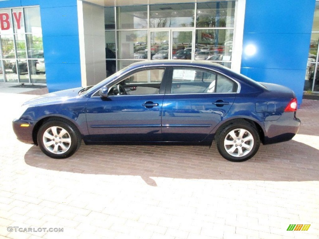 2006 Optima LX V6 - Imperial Blue / Gray photo #13