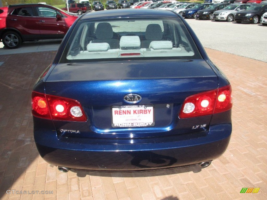 2006 Optima LX V6 - Imperial Blue / Gray photo #14