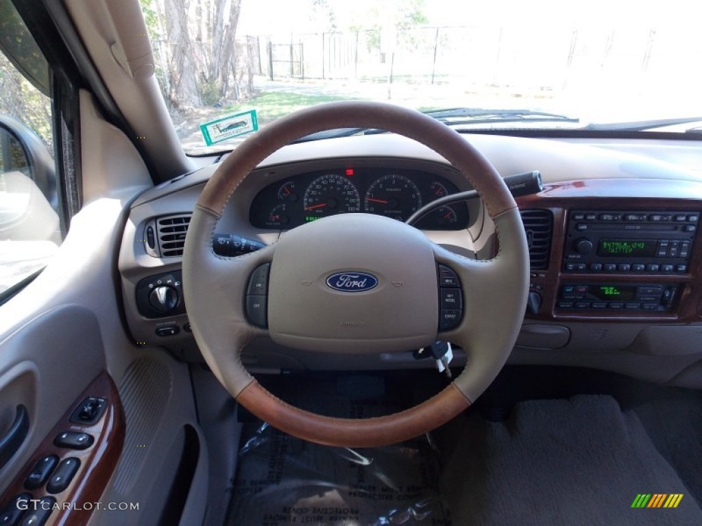 2003 F150 King Ranch SuperCrew 4x4 - Charcoal Blue Metallic / Castano Brown Leather photo #15