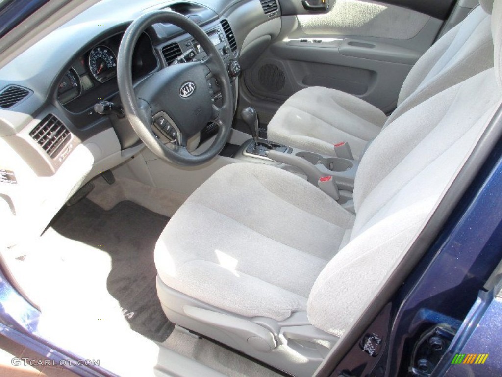2006 Optima LX V6 - Imperial Blue / Gray photo #19