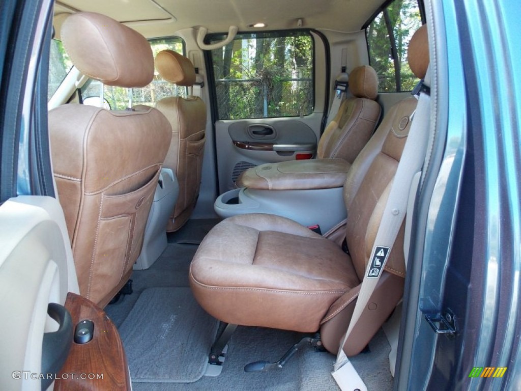 2003 F150 King Ranch SuperCrew 4x4 - Charcoal Blue Metallic / Castano Brown Leather photo #20