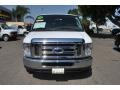 2008 Oxford White Ford E Series Van E350 Super Duty XLT Extended Passenger  photo #2