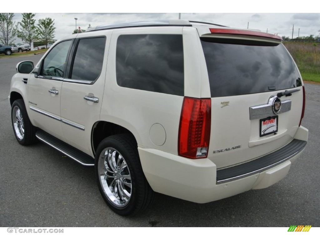 2007 Escalade  - White Diamond / Ebony/Ebony photo #4