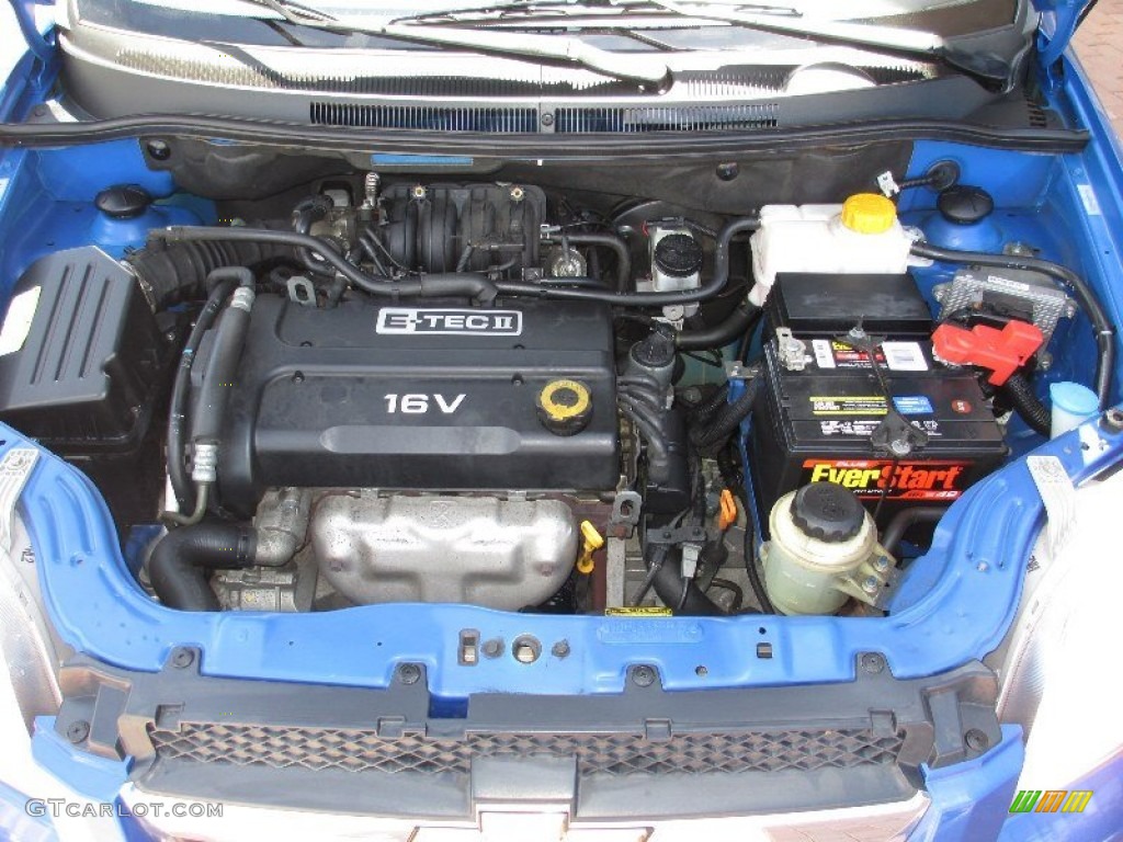 2008 Aveo LS Sedan - Bright Blue Metallic / Charcoal photo #17