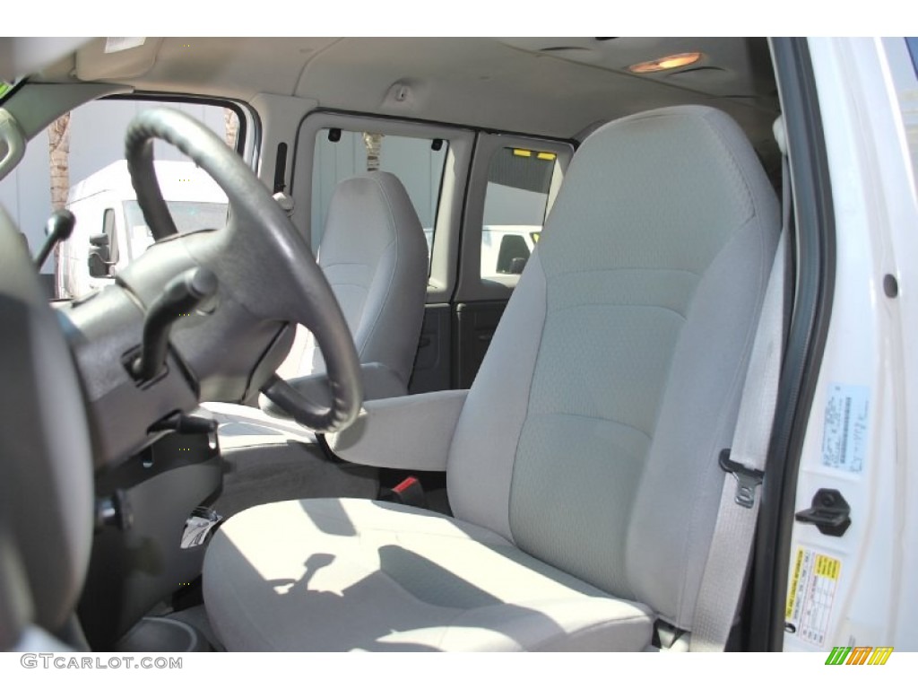 2008 E Series Van E350 Super Duty XLT Extended Passenger - Oxford White / Medium Flint photo #13