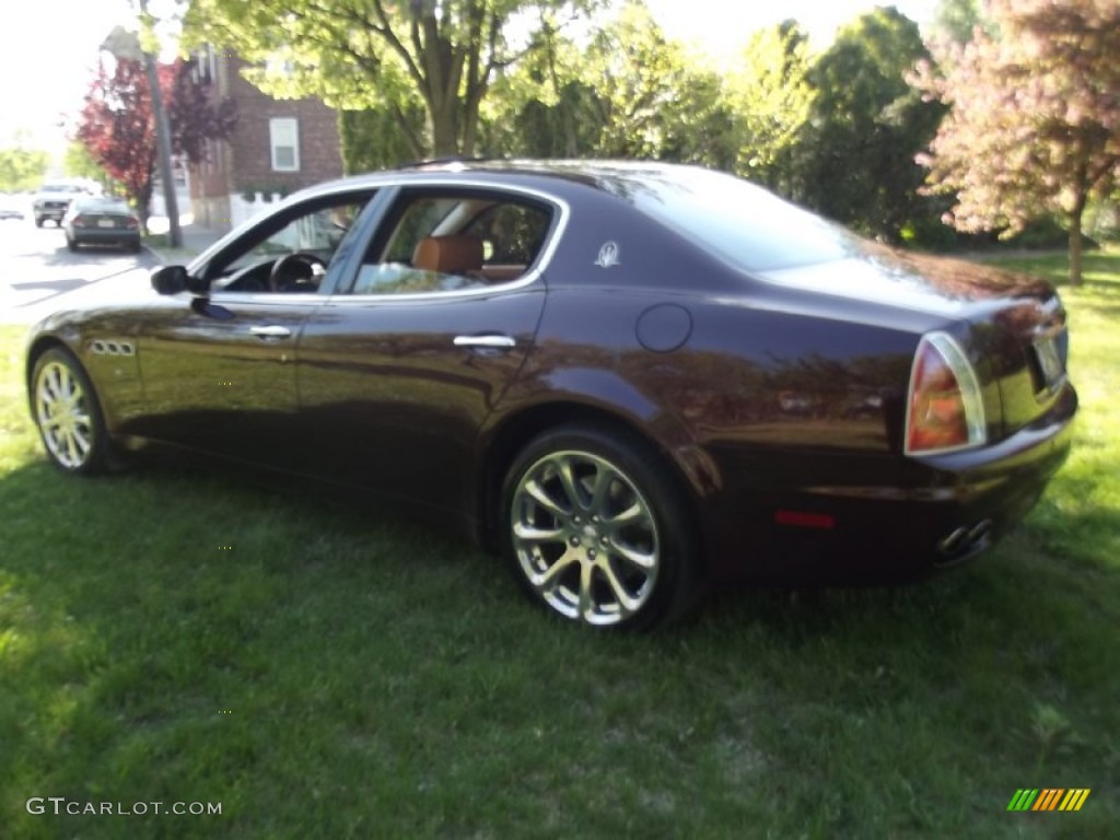 2007 Quattroporte  - Bordeaux Pontevecchio (Dark Red Metallic) / Cuoio photo #3