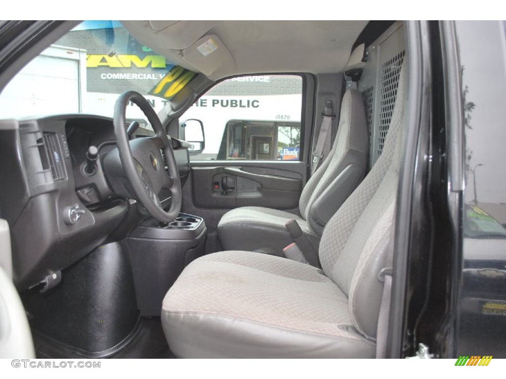 2009 Express 2500 Cargo Van - Black / Medium Pewter photo #10