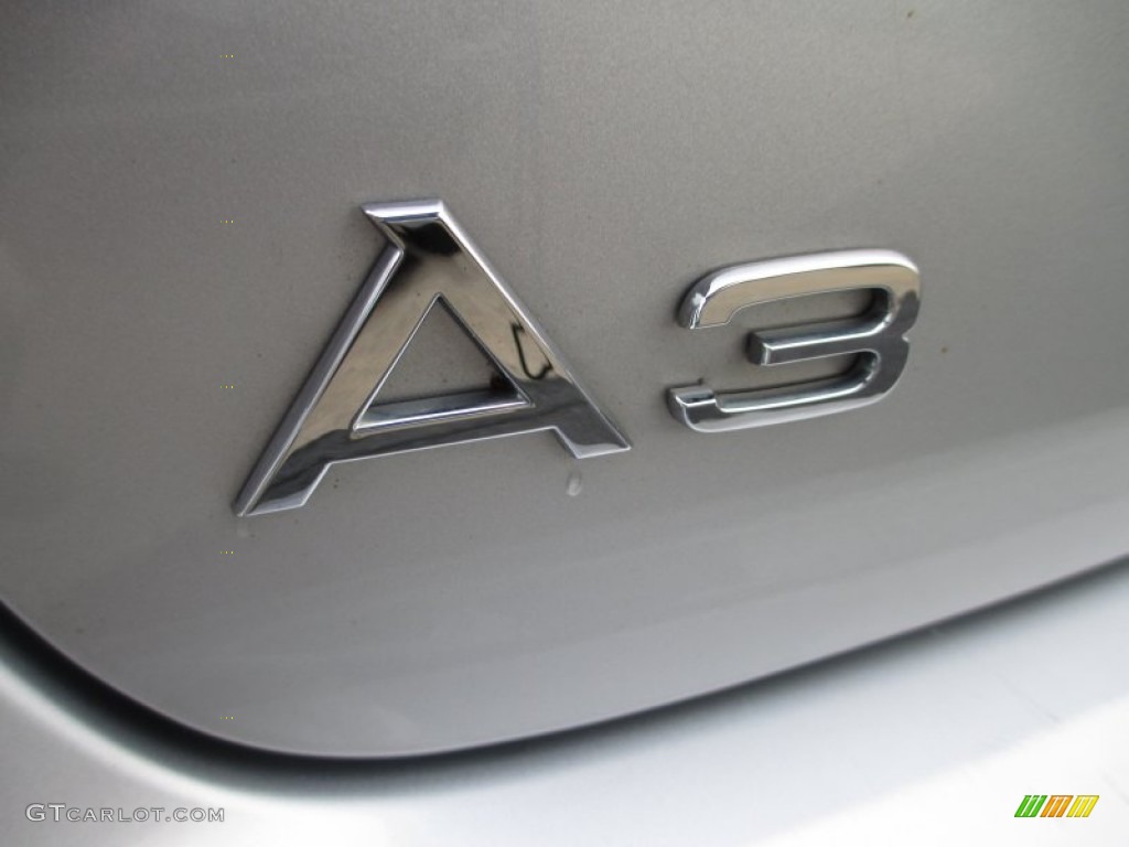 2008 A3 2.0T - Ice Silver Metallic / Black photo #9