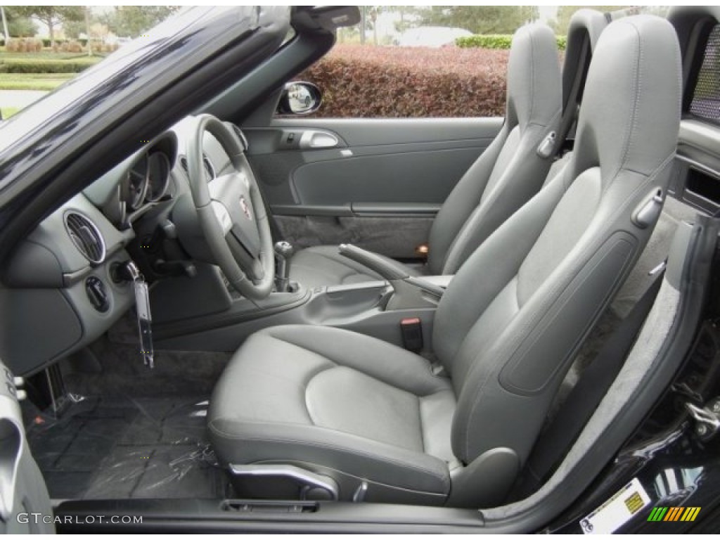 Black Interior 2008 Porsche Boxster Standard Boxster Model Photo #80663781