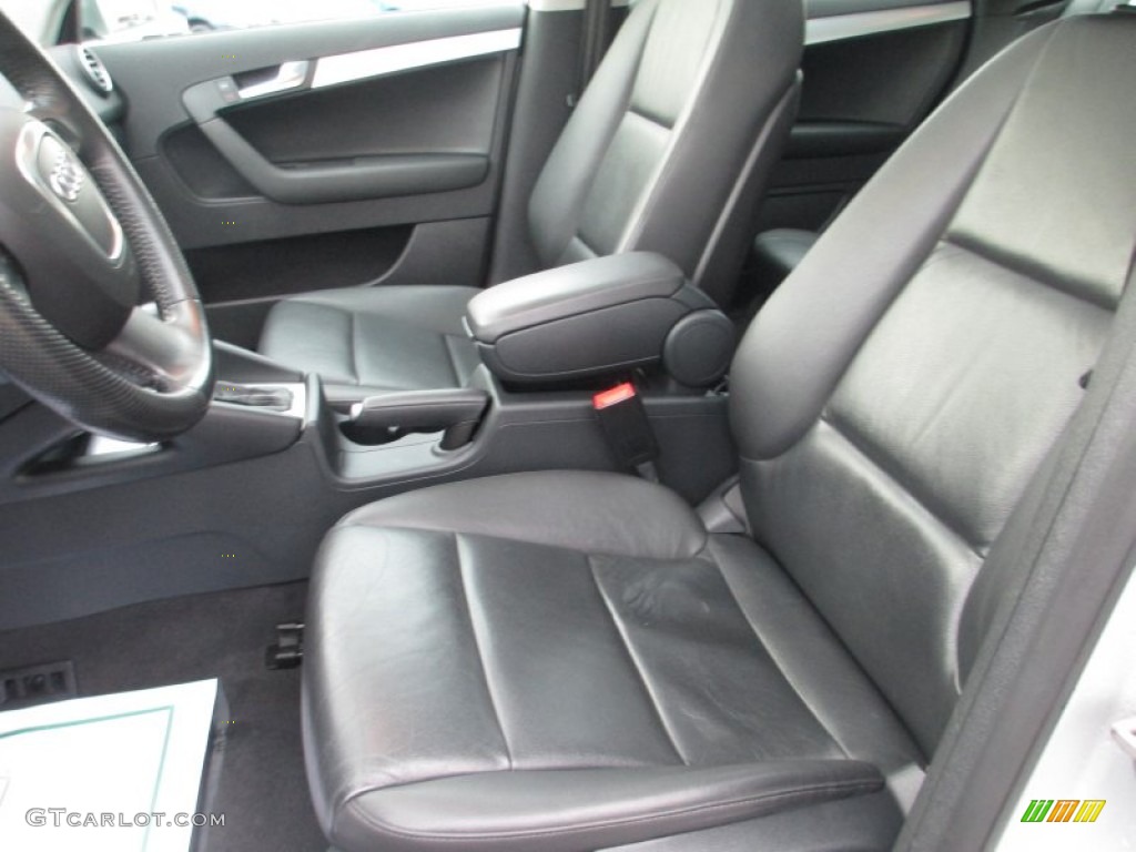 2008 A3 2.0T - Ice Silver Metallic / Black photo #13