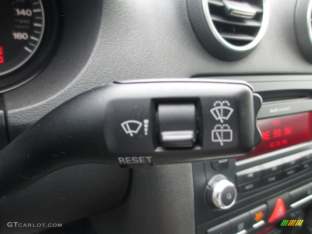 2008 A3 2.0T - Ice Silver Metallic / Black photo #22