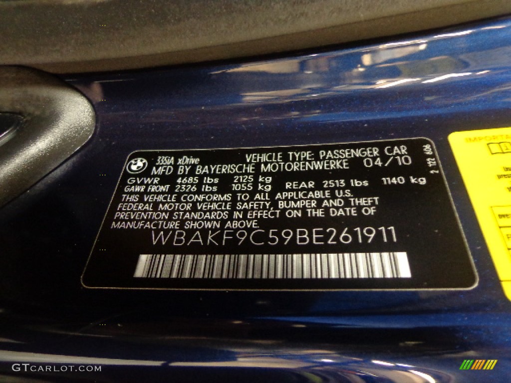 2011 3 Series 335i xDrive Coupe - Deep Sea Blue Metallic / Saddle Brown Dakota Leather photo #19