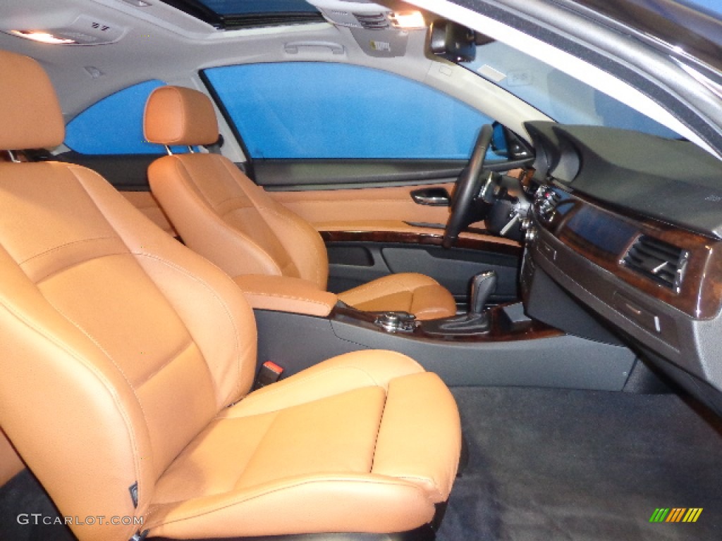 2011 3 Series 335i xDrive Coupe - Deep Sea Blue Metallic / Saddle Brown Dakota Leather photo #30