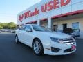 2011 White Suede Ford Fusion SEL  photo #1