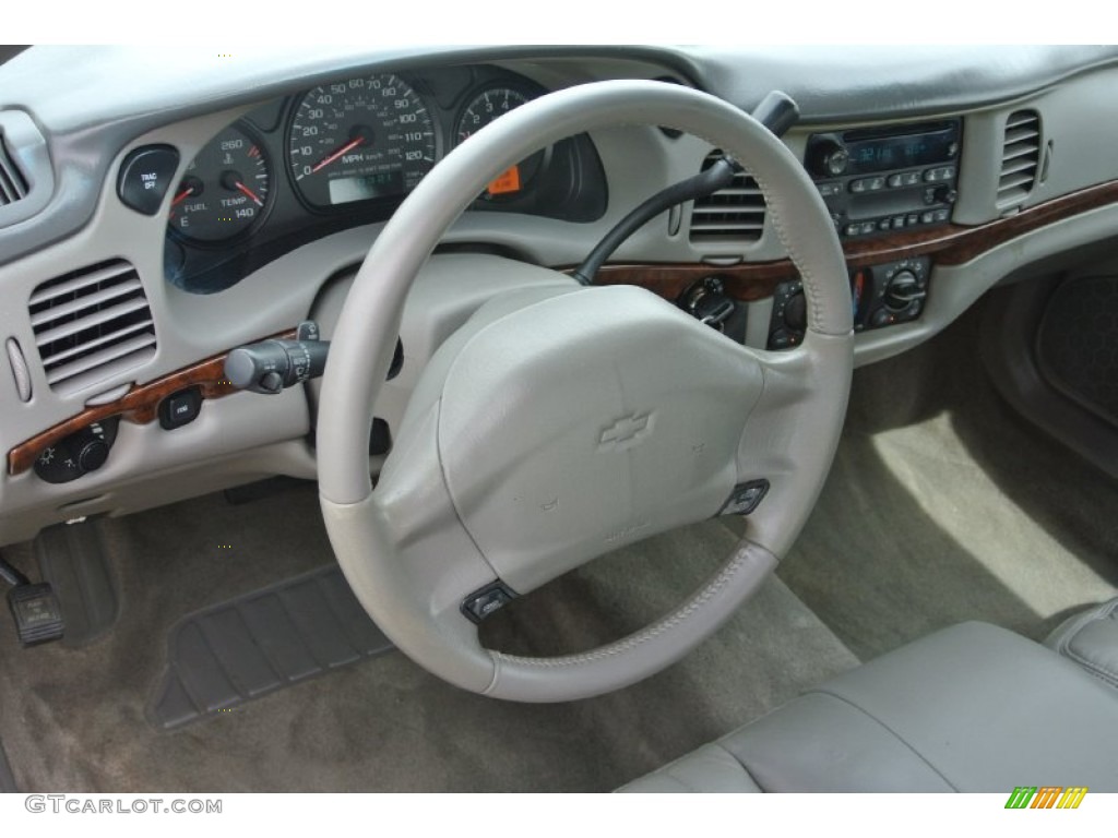 2004 Chevrolet Impala LS Medium Gray Steering Wheel Photo #80665401