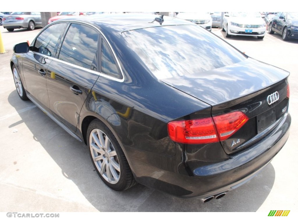 2012 A4 2.0T Sedan - Brilliant Black / Black photo #7