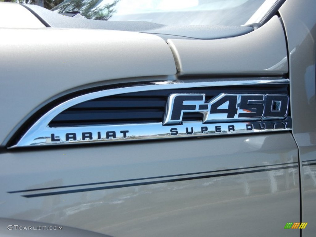 2013 Ford F450 Super Duty Lariat Crew Cab 4x4 Marks and Logos Photo #80667546
