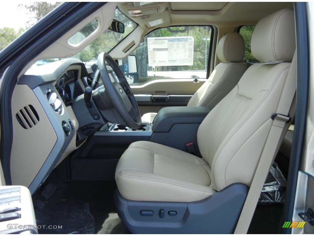 Adobe Interior 2013 Ford F450 Super Duty Lariat Crew Cab 4x4 Photo #80667573