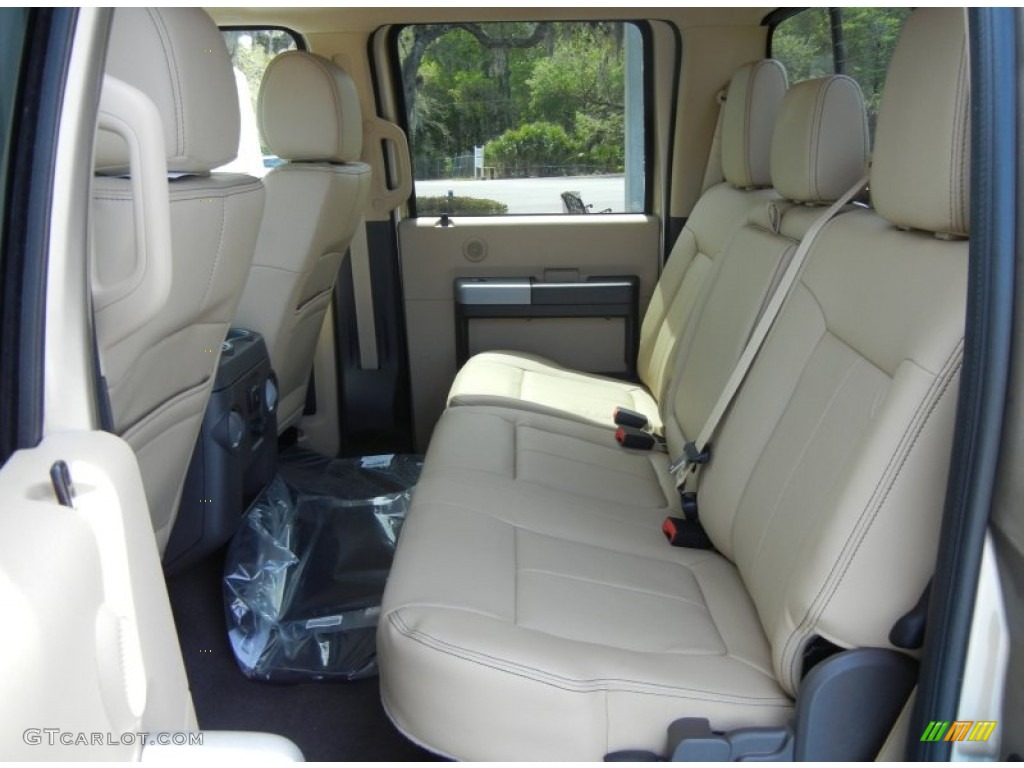 2013 Ford F450 Super Duty Lariat Crew Cab 4x4 Rear Seat Photo #80667595
