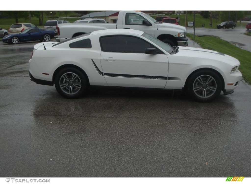 2011 Mustang V6 Premium Coupe - Performance White / Charcoal Black photo #1