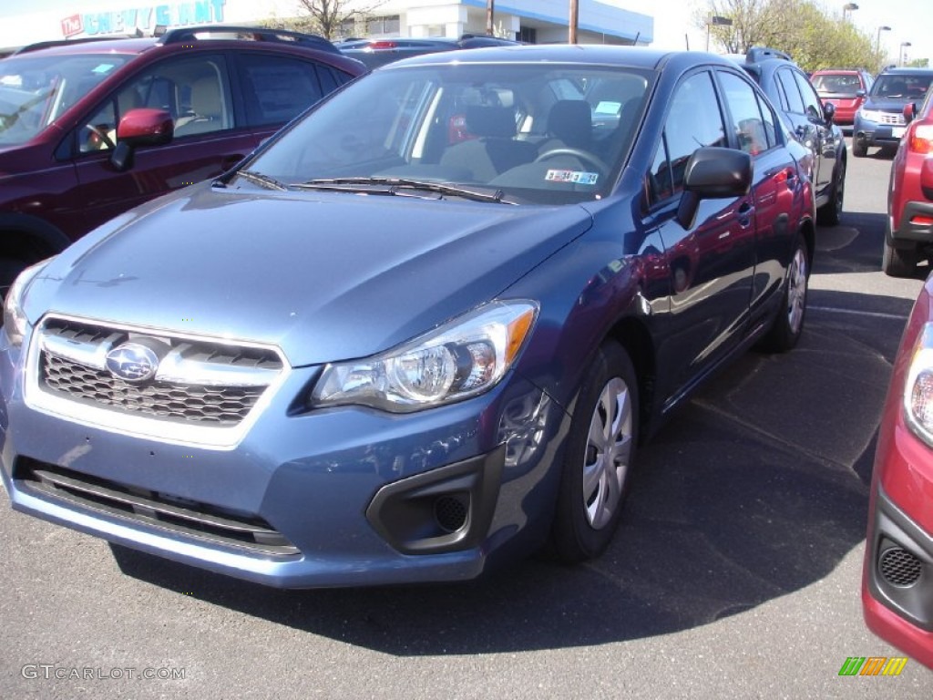 2013 Impreza 2.0i 4 Door - Marine Blue Pearl / Black photo #1