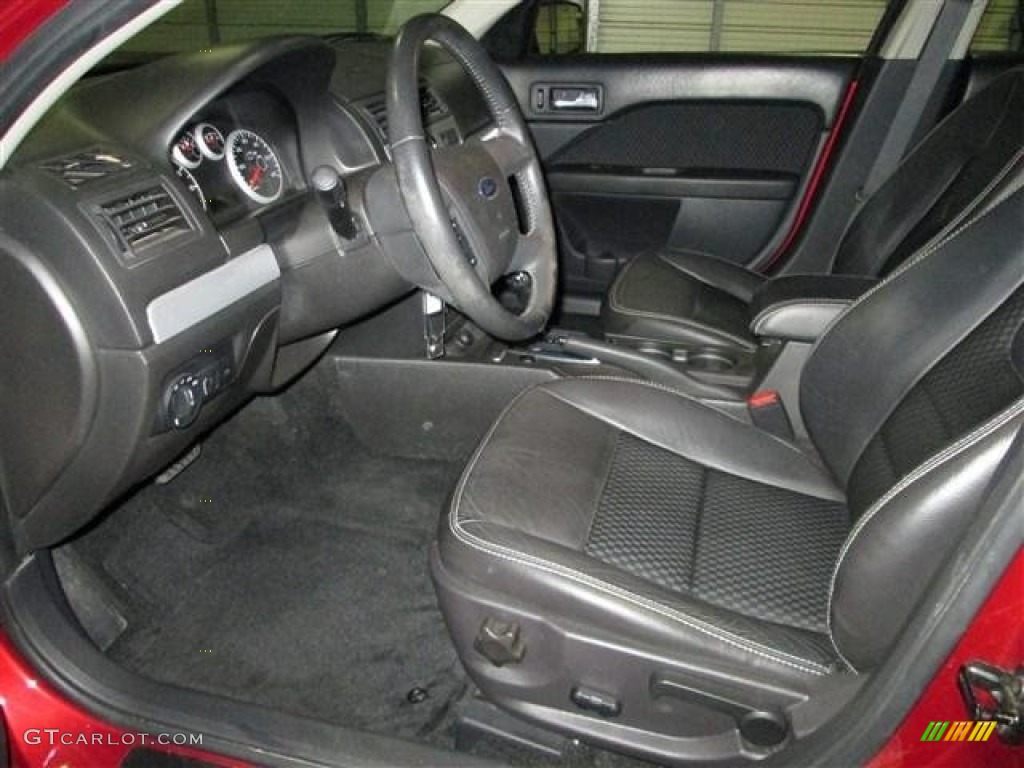 Charcoal Black Interior 2009 Ford Fusion SEL V6 Photo #80668603