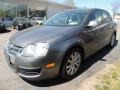 2010 Platinum Grey Metallic Volkswagen Jetta SE Sedan  photo #3