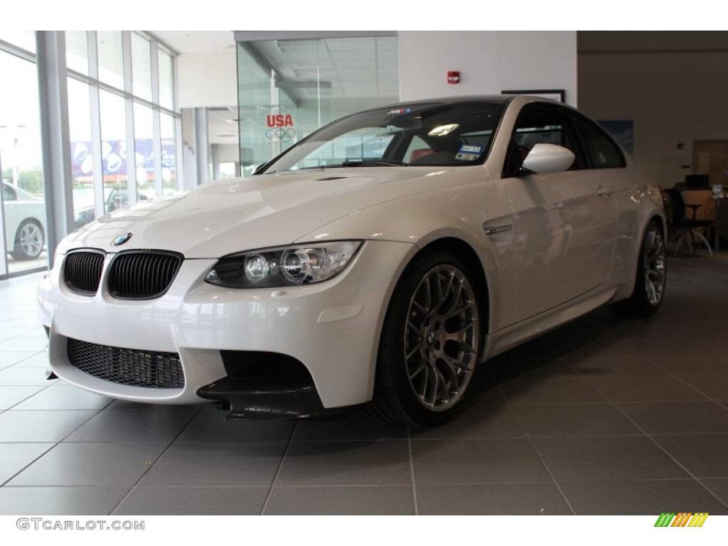 2012 M3 Coupe - Mineral White Metallic / Fox Red photo #2