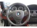 2012 BMW M3 Fox Red Interior Steering Wheel Photo