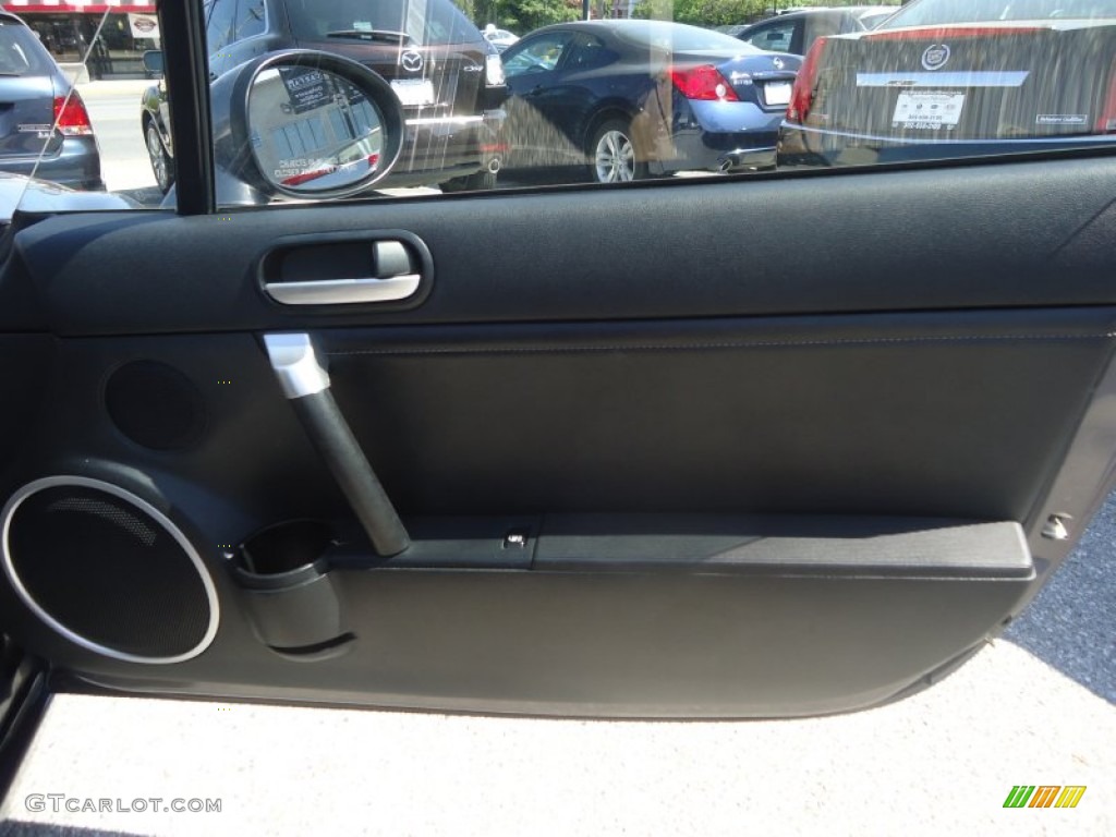 2007 MX-5 Miata Grand Touring Hardtop Roadster - Galaxy Gray Mica / Black photo #16