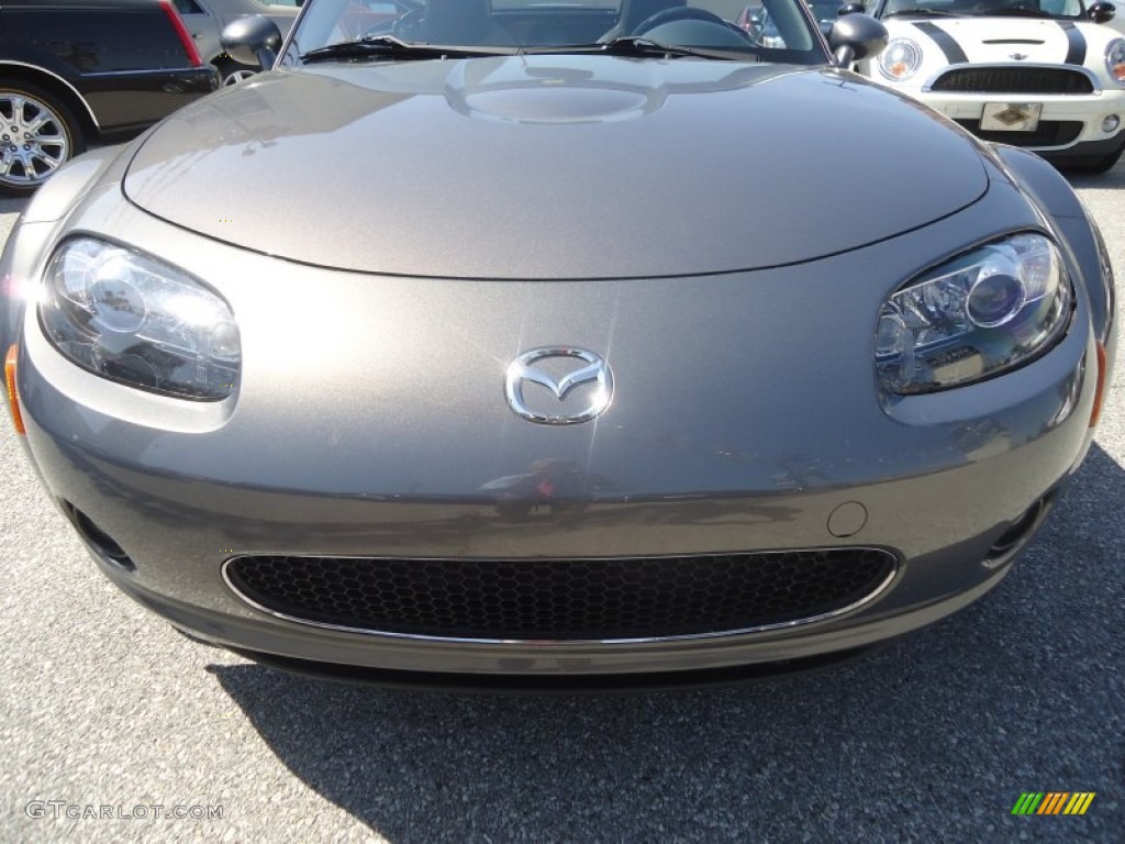 2007 MX-5 Miata Grand Touring Hardtop Roadster - Galaxy Gray Mica / Black photo #22