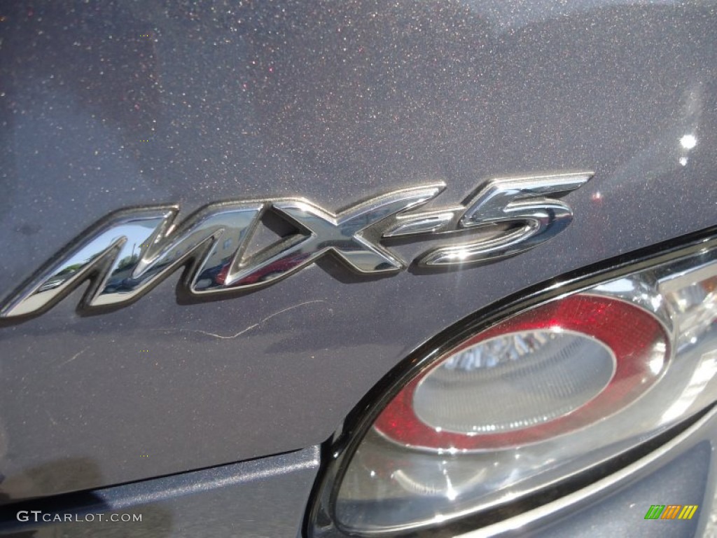 2007 MX-5 Miata Grand Touring Hardtop Roadster - Galaxy Gray Mica / Black photo #24
