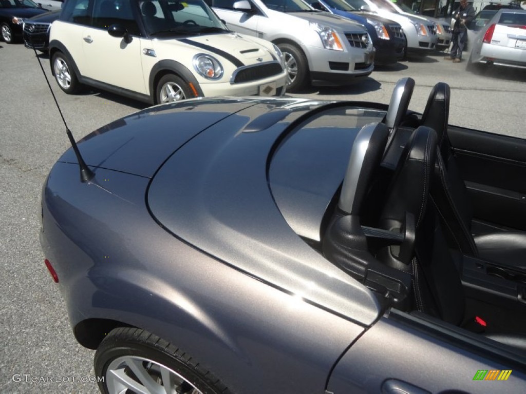 2007 MX-5 Miata Grand Touring Hardtop Roadster - Galaxy Gray Mica / Black photo #30