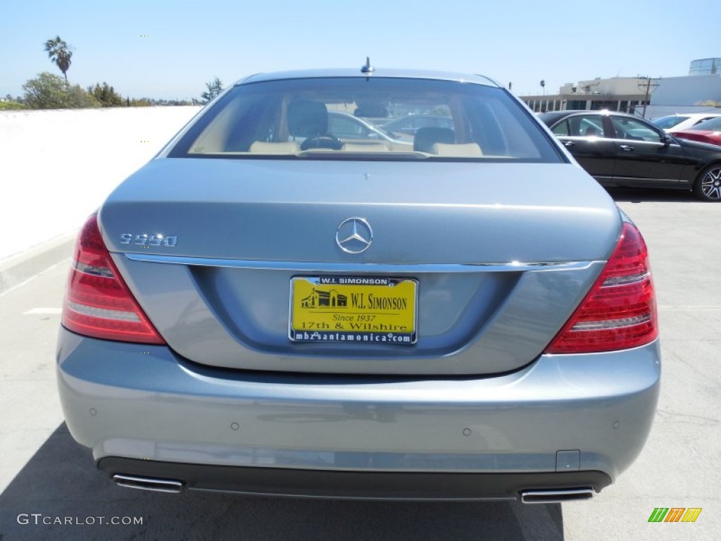 2013 S 550 Sedan - Palladium Silver Metallic / Cashmere/Savanna photo #5