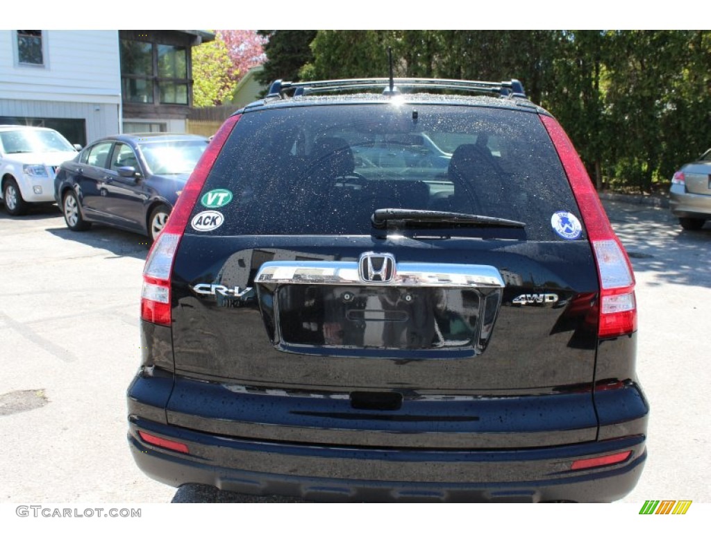 2010 CR-V EX-L AWD - Crystal Black Pearl / Gray photo #7