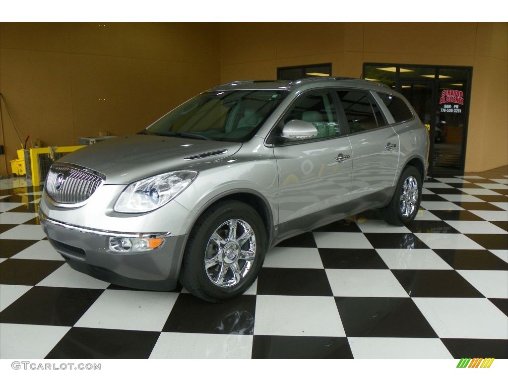 2008 Enclave CXL AWD - Platinum Metallic / Titanium/Dark Titanium photo #3